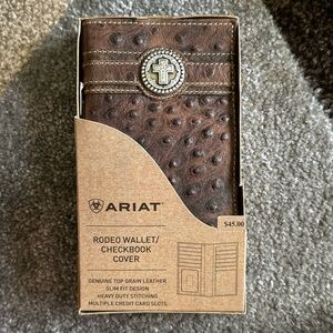 Ariat Cross Rodeo Wallet Leather Bifold